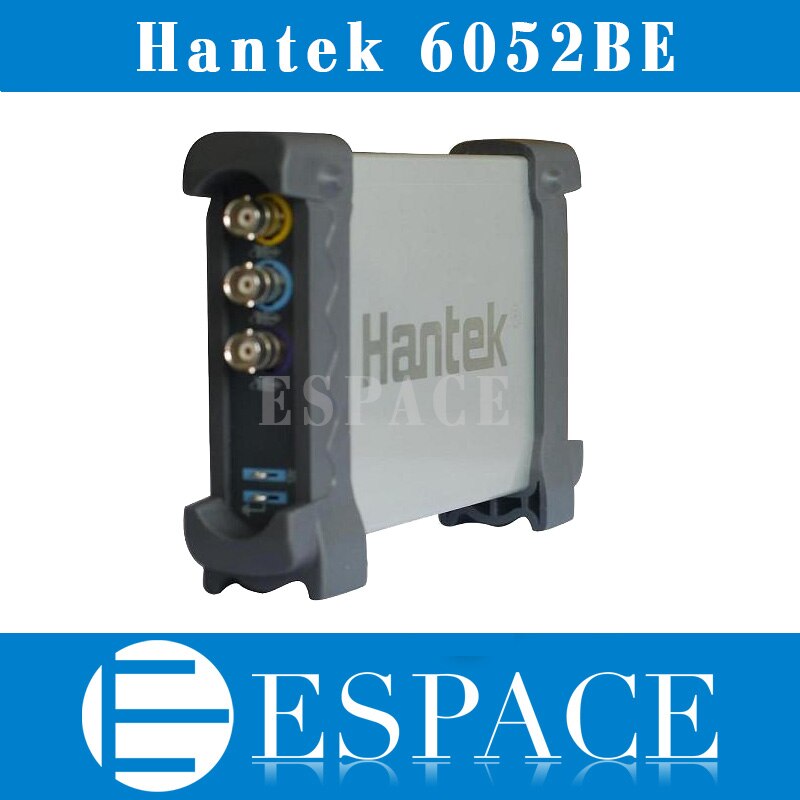Hantek 6052be pc usb 오실로스코프 2 디지털 채널 50 mhz 대역폭 150msa/s 무료 배송